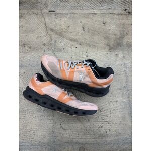 ON‎ CloudGo Womens Size 9 Comfy Running Shoes Sneaker Rose Orange Magnet Black
